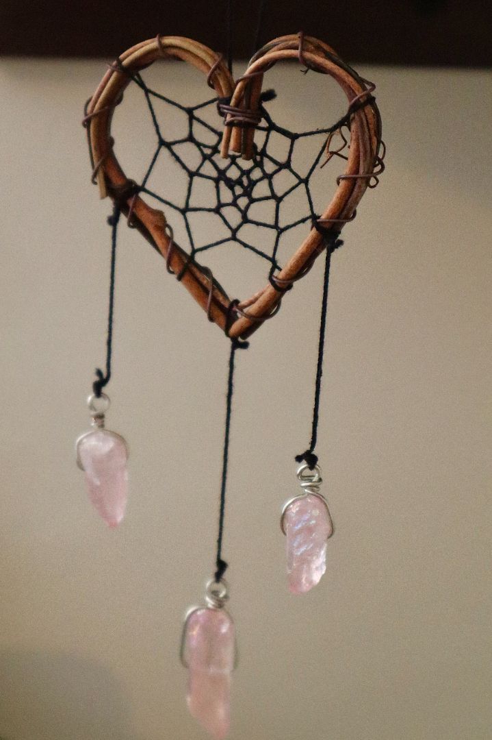 Mini Heart Dream Catcher-Car Decor