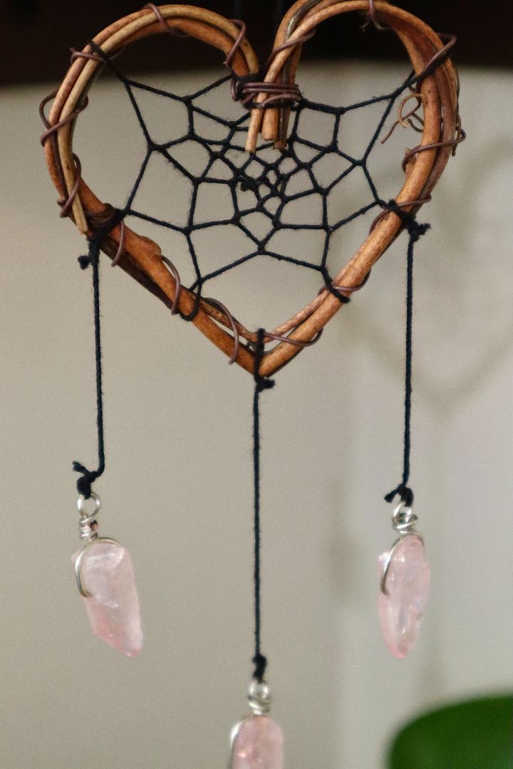 Mini Heart Dream Catcher-Car Decor