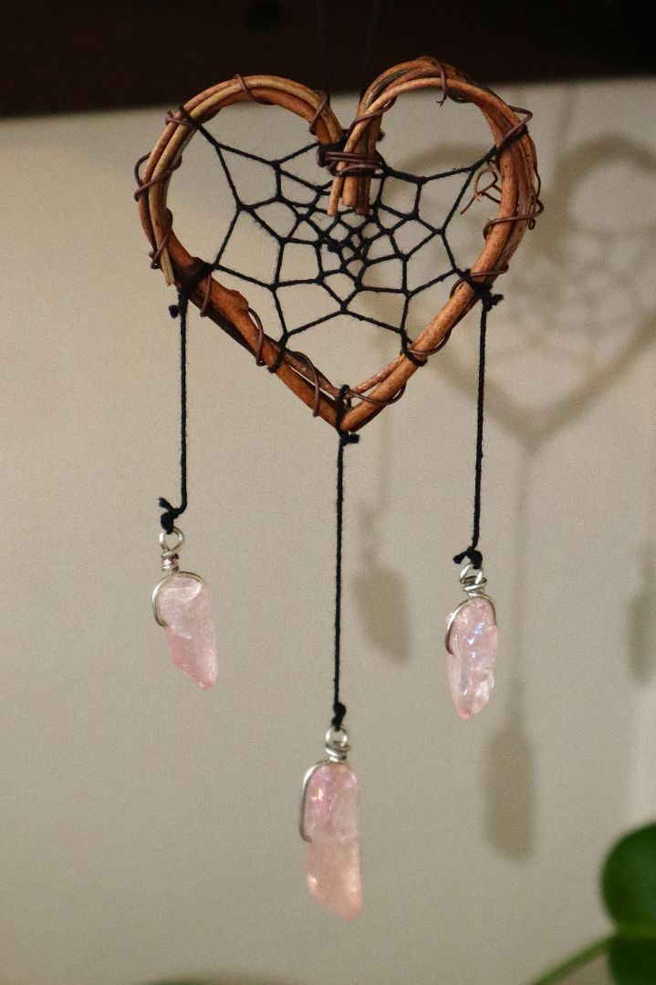 Mini Heart Dream Catcher-Car Decor