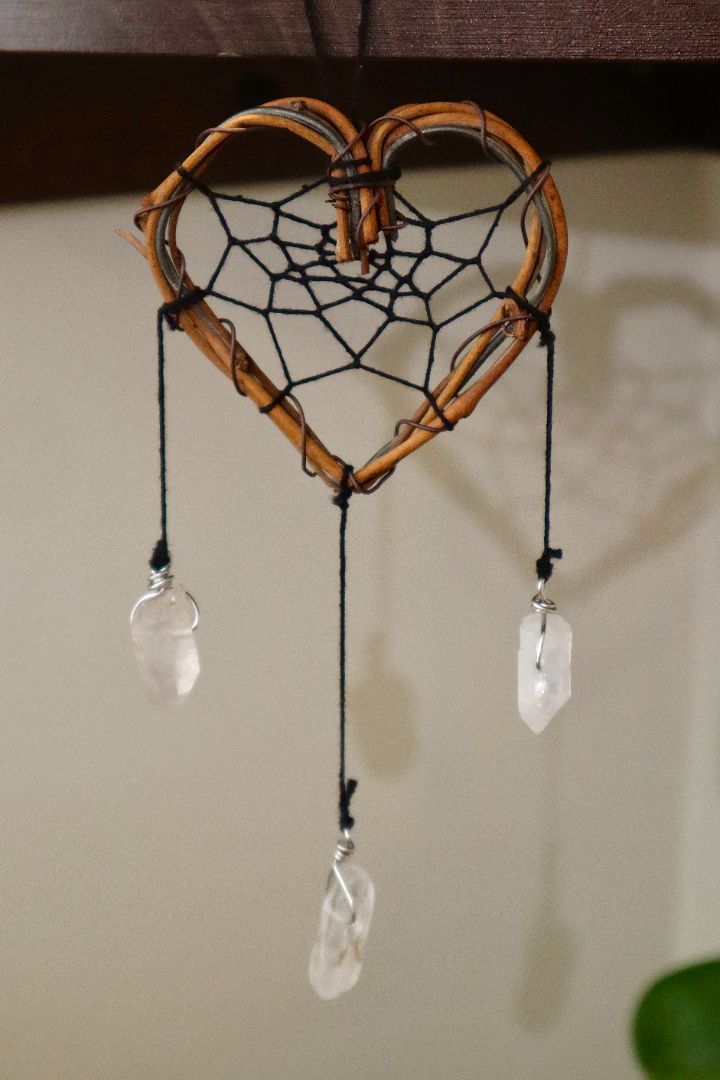 Mini Heart Dream Catcher-Car Decor